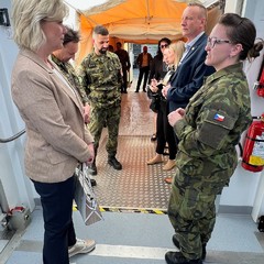 Návštěva Královéhradeckého kraje, Agentura vojenského zdravotnictví AČR, Hradec Králové, 23.4.2025, foto: AČR