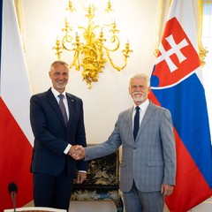 Přijetí předsedy Národní rady Slovenské republiky, Pražský hrad, 7.5.2025, foto: Zuzana Bönisch