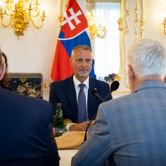 Přijetí předsedy Národní rady Slovenské republiky, Pražský hrad, 7.5.2025, foto: Zuzana Bönisch