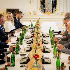 Přijetí předsedy Národní rady Slovenské republiky, Pražský hrad, 7.5.2025, foto: Zuzana Bönisch