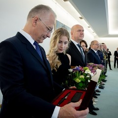 Slavnostní předání kordů nově jmenovaným generálům, Nová galerie, Pražský hrad, 8.5.2025, foto: Zuzana Bönisch