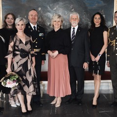 Slavnostní předání kordů nově jmenovaným generálům, Nová galerie, Pražský hrad, 8.5.2025, foto: Zuzana Bönisch