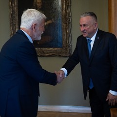 Přijetí eurokomisaře J. Síkely, Pražský hrad, 12.5.2025, foto: Zuzana Bönisch