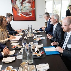Setkání s předsedkyní Evropského parlamentu Robertou Metsolou, Brusel, 20.5.2025, foto: Zuzana Bönisch