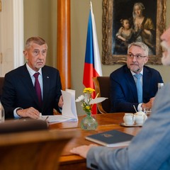 Přijetí předsedy hnutí ANO, Pražský hrad, 15.5.2025, foto: Tomáš Fongus