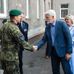 Návštěva Moravskoslezského kraje, 53. pluk průzkumu a elektronického boje, Opava, 27.5.2025, foto: Tomáš Fongus