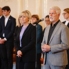 Prezident republiky a paní Eva Pavlová se setkali s dětmi z dětských domovů, Pražský hrad, 19.5.2025, foto: Tomáš Fongus