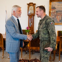 Přijetí náčelníka Generálního štábu AČR, Pražský hrad, 22.5.2025, foto: Tomáš Fongus