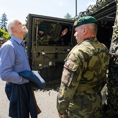 Návštěva Moravskoslezského kraje, 53. pluk průzkumu a elektronického boje, Opava, 27.5.2025, foto: Tomáš Fongus