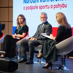 Prezident republiky se zúčastnil Národní konference o podpoře sportu a pohybu, O2 Universum, 13.5.2025, foto: Tomáš Fongus