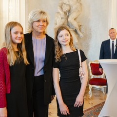 Prezident republiky a paní Eva Pavlová se setkali s dětmi z dětských domovů, Pražský hrad, 19.5.2025, foto: Tomáš Fongus