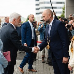 Návštěva Moravskoslezského kraje, Krajský úřad Moravskoslezského kraje, Ostrava, 26.5.2025, foto: Tomáš Fongus