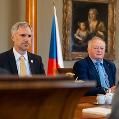 Přijetí předsedy Pirátské strany, Pražský hrad, 15.5.2025, foto: Tomáš Fongus
