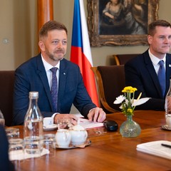 Přijetí předsedy hnutí STAN, Pražský hrad, 15.5.2025, foto: Tomáš Fongus