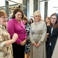 Návštěva Litevské republiky, zahájení výstavy, Litevská národní knihovny Martynase Mažvydase, Vilnius, 2.6.2025, foto: Eitvydas Kinaitis