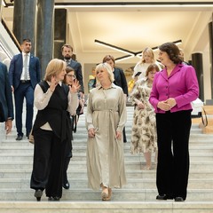 Návštěva Litevské republiky, zahájení výstavy, Litevská národní knihovny Martynase Mažvydase, Vilnius, 2.6.2025, foto: Eitvydas Kinaitis