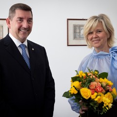 Setkání s manželem prezidentky Slovinska, rezidence v Královské zahradě, Pražský hrad, 11.6.2025, foto: Zuzana Bönisch