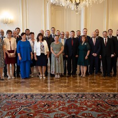Prezident republiky se setkal s dárci krve, Pražský hrad, 11.6.2025, foto: Zuzana Bönisch