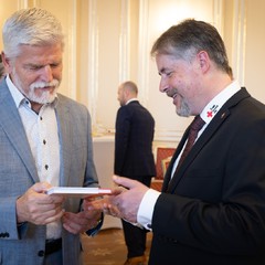 Prezident republiky se setkal s dárci krve, Pražský hrad, 11.6.2025, foto: Zuzana Bönisch