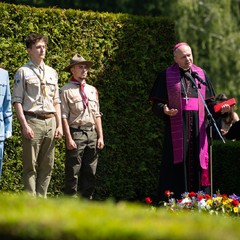 Pietní akt v Lidicích, 14.6.2025, foto: Tomáš Fongus