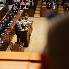 Prezident republiky navštívil Poslaneckou sněmovnu, Praha, 3.6.2025, foto: Tomáš Fongus
