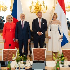 Státní návštěva královského páru Nizozemského království v České republice, Pražský hrad, 4.6.2025, foto: Tomáš Fongus