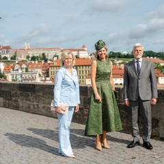 Státní návštěva královského páru Nizozemského království, Karlův most, 5.6.2025, foto: Tomáš Fongus