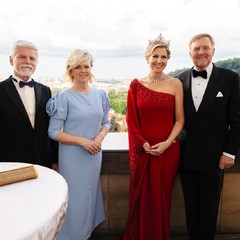 Státní návštěva královského páru Nizozemského království v České republice, slavnostní večeře, Pražský hrad, 4.6.2025, foto: Tomáš Fongus