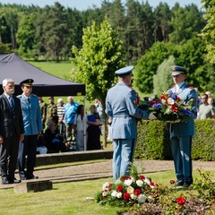 Pietní akt v Lidicích, 14.6.2025, foto: Tomáš Fongus