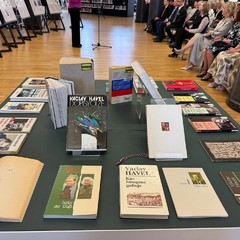 Návštěva Litevské republiky, zahájení výstavy, Litevská národní knihovny Martynase Mažvydase, Vilnius, 2.6.2025, foto: archiv KMPR