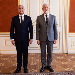 Nový mimořádný a zplnomocněný velvyslanec Peruánské republiky se sídlem v Praze, Pražský hrad, 1.7.2025, foto: Zuzana Bönisch