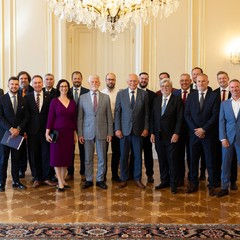 Prezident republiky přijal vítěze soutěže EY podnikatel roku, Pražský hrad, 2.7.2025, foto: Zuzana Bönisch