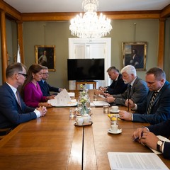 Prezident republiky přijal ministryni spravedlnosti, Pražský hrad, 8.7.2025, foto: Zuzana Bönisch