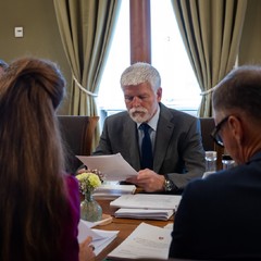 Prezident republiky přijal ministryni spravedlnosti, Pražský hrad, 8.7.2025, foto: Zuzana Bönisch