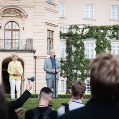Setkání prezidenta republiky a paní Evy Pavlové s mladými aktivními občany z regionů, zámek Lány, 15.7.2025, foto: Zuzana Bönisch
