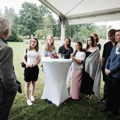 Setkání prezidenta republiky a paní Evy Pavlové s mladými aktivními občany z regionů, zámek Lány, 15.7.2025, foto: Zuzana Bönisch