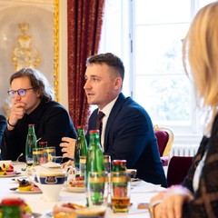 Prezident se setkal s mladými lídry politických stran, Pražský hrad, 17.7.2025, foto: Zuzana Bönisch