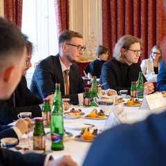 Prezident se setkal s mladými lídry politických stran, Pražský hrad, 17.7.2025, foto: Zuzana Bönisch