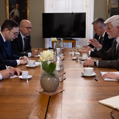 Přijetí ministra zahraničí Jana Lipavského, Pražský hrad, 30.7.2025, foto: Zuzana Bönisch