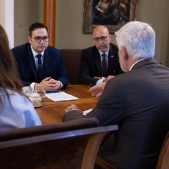 Přijetí ministra zahraničí Jana Lipavského, Pražský hrad, 30.7.2025, foto: Zuzana Bönisch