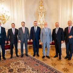 Přijetí členů České bankovní asociace, Pražský hrad, 31.7.2025, foto: Tomáš Fongus