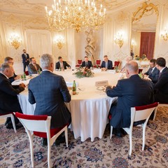 Přijetí členů České bankovní asociace, Pražský hrad, 31.7.2025, foto: Tomáš Fongus