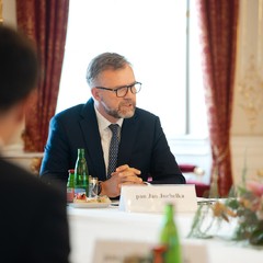 Přijetí členů České bankovní asociace, Pražský hrad, 31.7.2025, foto: Tomáš Fongus