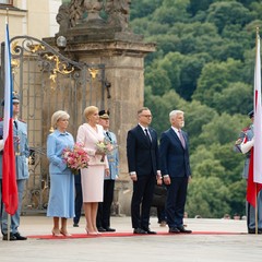 Oficiální návštěva prezidenta Polska, Pražský hrad, 7.7.2025, foto: Tomáš Fongus