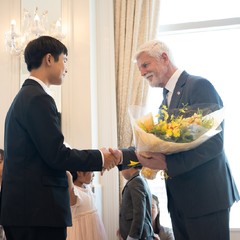 Recepce se starostou města Himedži, 23.7.2025, foto: Tomáš Fongus