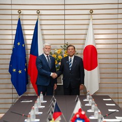 Setkání s předsedou vlády, Tokio, 25.7.2025, foto: Tomáš Fongus