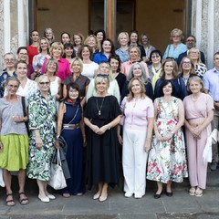 Setkání s partnerkami a partnery vedoucích zastupitelských úřadů ČR, Míčovna, Pražský hrad, 26.8.2025, foto: Zuzana Bönisch