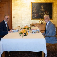 Přijetí předsedy vlády, Pražský hrad, 28.8.2025, foto: Zuzana Bönisch