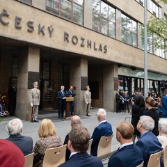 Pietní akt u příležitosti 57. výročí okupace Československa, Praha, 21.8.2025, foto: Tomáš Fongus