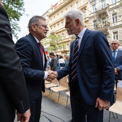 Pietní akt u příležitosti 57. výročí okupace Československa, Praha, 21.8.2025, foto: Tomáš Fongus
